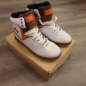 Advanced Species StartUp Hip Hop Shoes White Brown Orange AS Size Men's 10.5